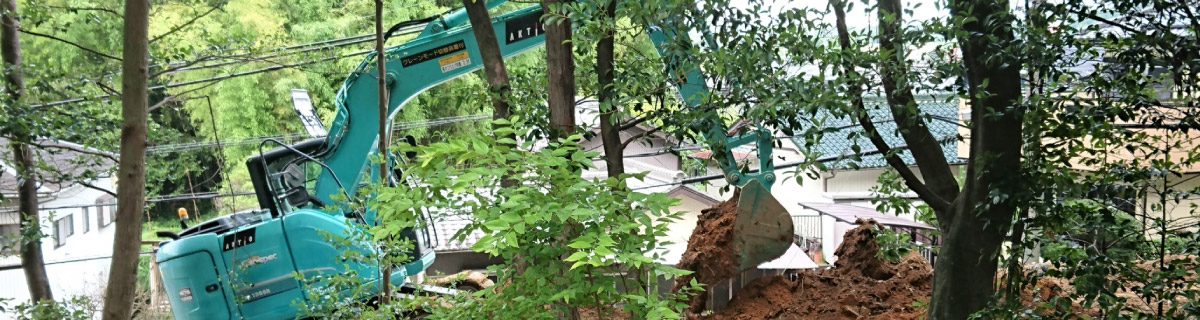 お墓の植木抜根